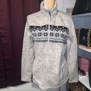 NWOT Faded Glory Mock Neck Full Zip Fleece Jacket